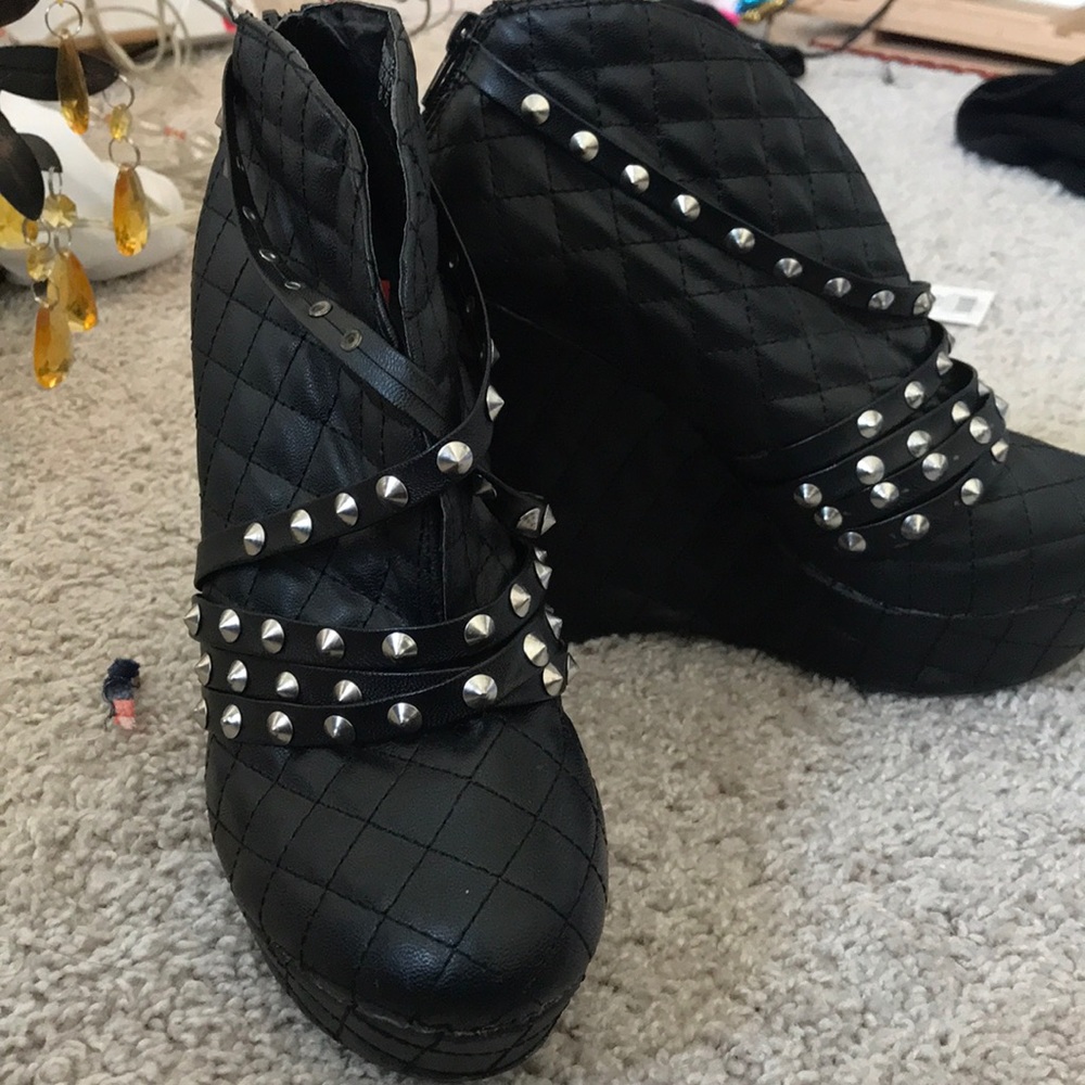 Punk stud heels